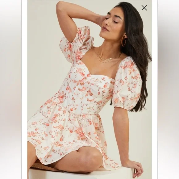 New with tags altard state Gloria floral dress - Picture 2 of 3